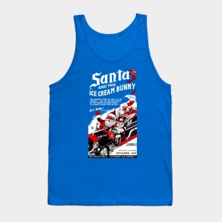 Santa and the Ice Cream Bunny Tank Top